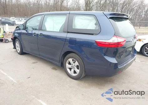 2018 Toyota Sienna L 7 Passenger from USA, damaged, VIN 5TDZZ3DC3JS948197